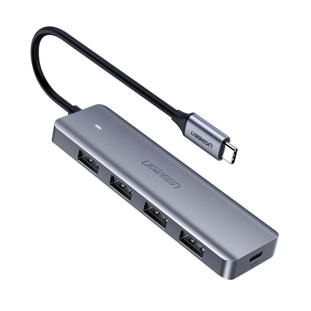 Ugreen 4-port USB 3.0 Hubb med USB-C-strömförsörjning