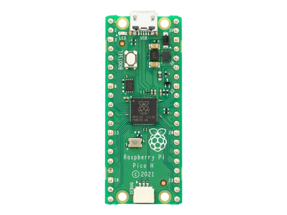 Raspberry Pi® Pico H mikrokontroller RP-PICO-H