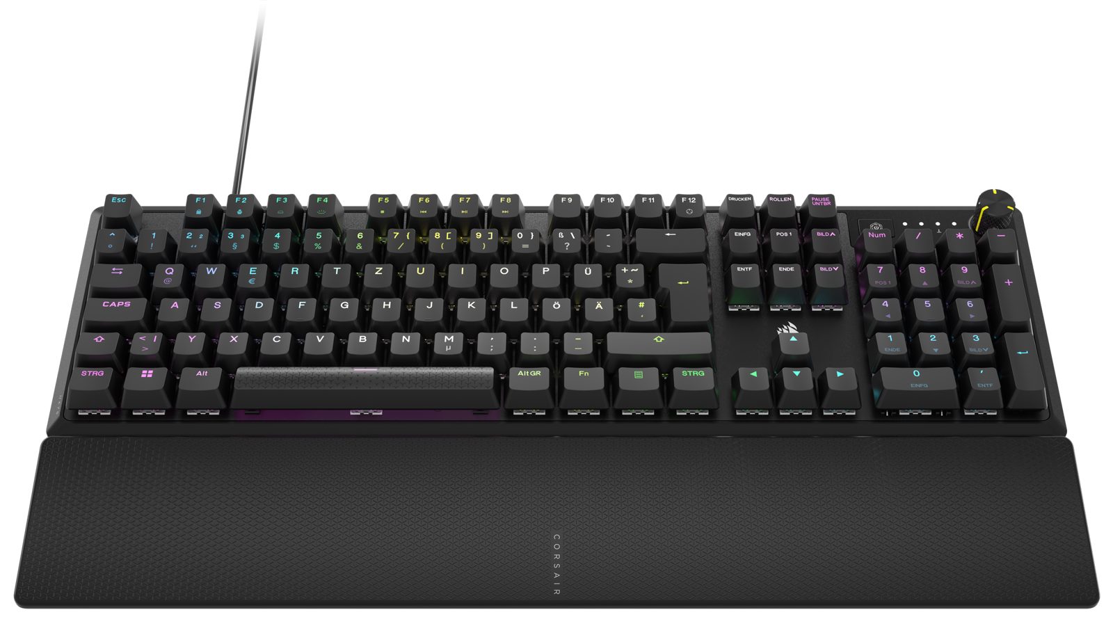 Corsair K70 Core RGB MLX Red Med Handledsstöd, bild 4