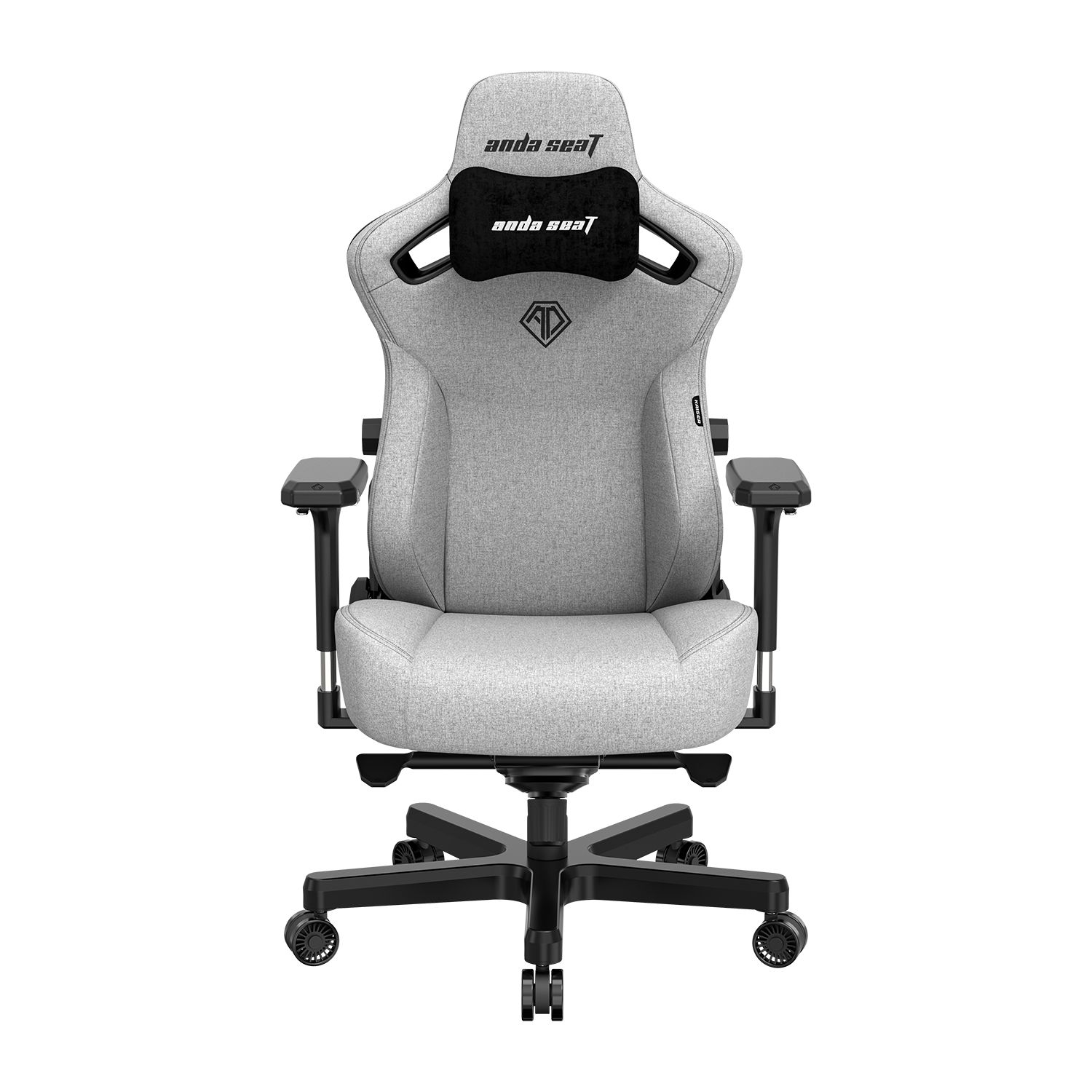 Anda Seat Kaiser 3 XL, Stoppad sits, Stoppat ryggstöd, Grå, Grå, Tyg, Tyg