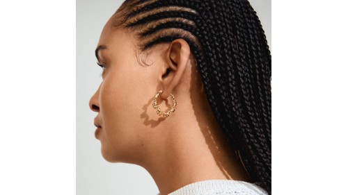 PILGRIM - LARISA Earrings - Gold Plated - 26 mm, bild 3
