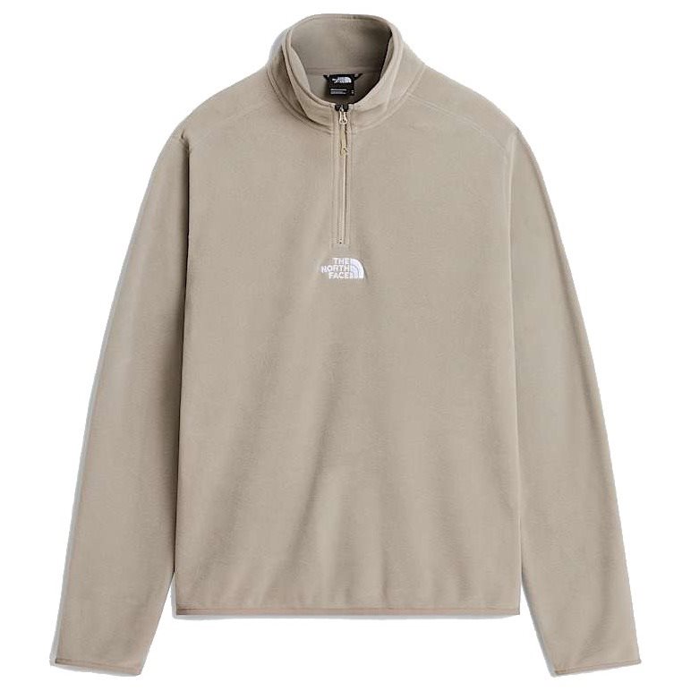 The North Face M Glacier 1/4 Zip - Embroidered Logo Stone Slab - S