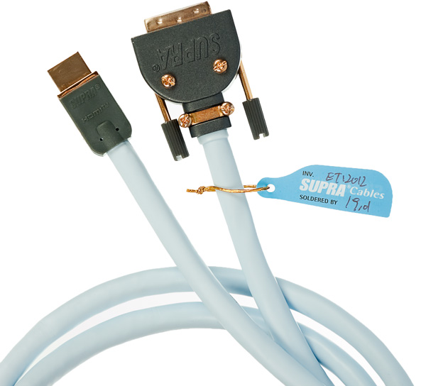 HDMI till DVI-kabel SUPRA, 12 meter, bild 3