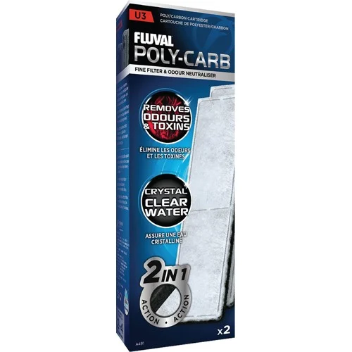 FLUVAL - Poly/Carbon Cartridge 2 pack U3 - (126.2491)