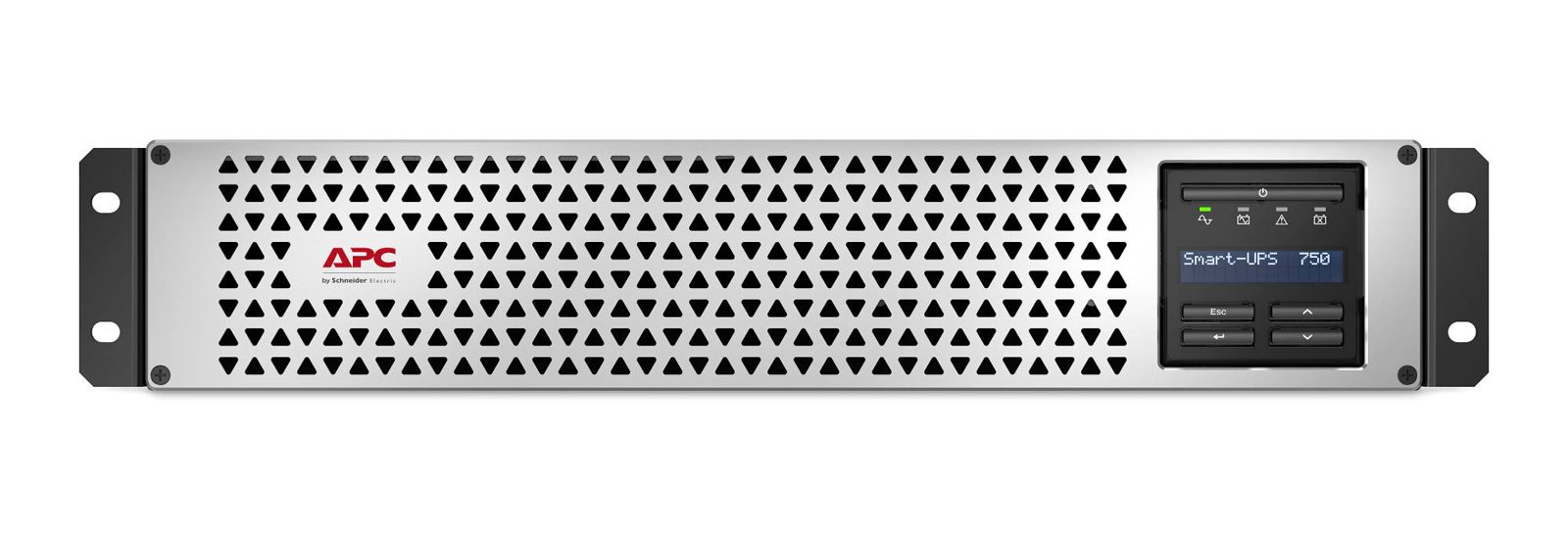 APC Smart-UPS SMT Li-Ion 750VA/600W LCD, Short Depth, rackmonterbar 2U, Line-Interactive, bild 3