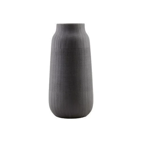 House Doctor - Groove Vas - H35 cm - Svart