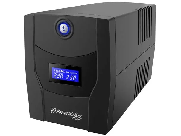 PowerWalker VI 800 STL, Linjeinteraktiv, 0,8 kVA, 480 W, Sinus, 162 V, 290 V