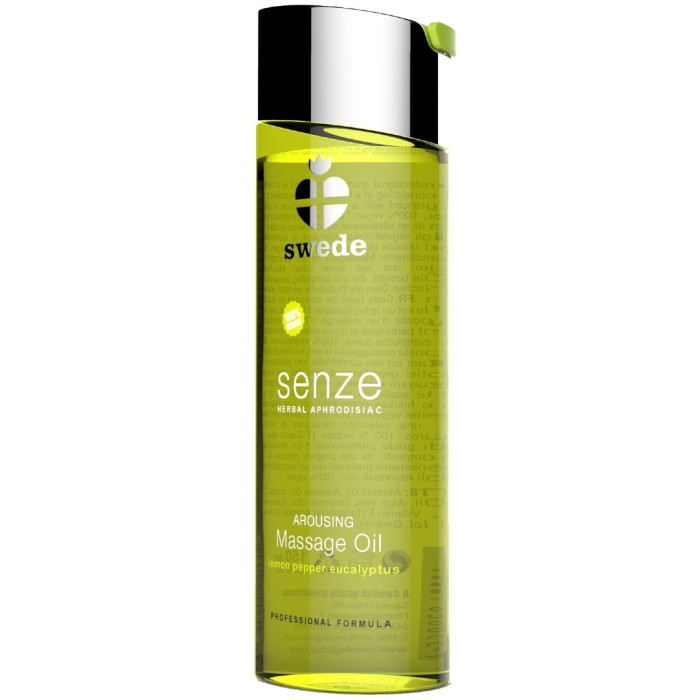 Swede Senze Arousing Massage Oil Lemon Pepper Eucalyptus 75 ml, bild 3