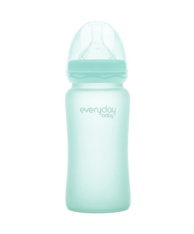 Everyday Baby nappflaska glas 240 ml, mint green