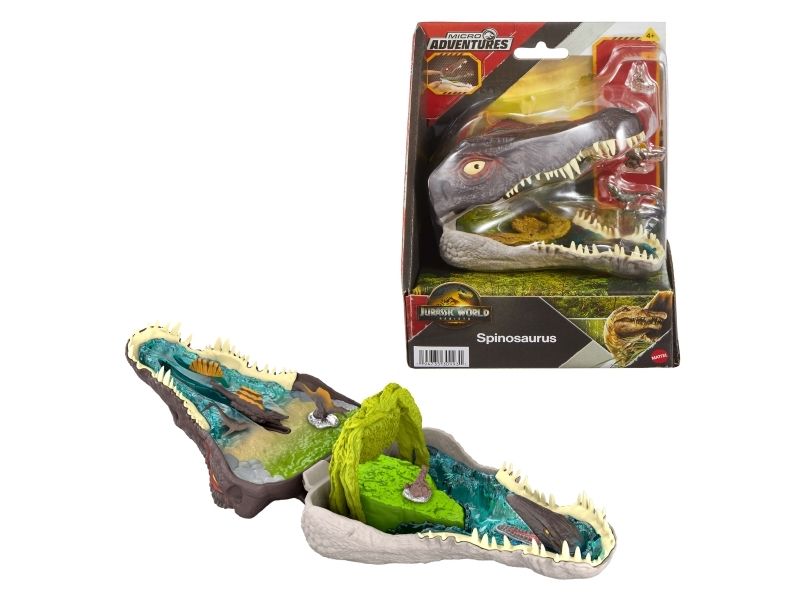 Mattel Spinosaurus-huvudlekset, Jurassic World Rebirth Micro Adventures