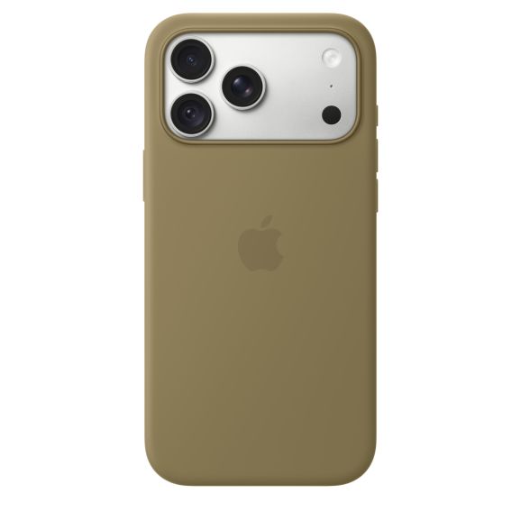 Apple iPhone 18 Pro Max silikonskal med MagSafe, Olive, bild 4
