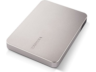 Toshiba Canvio Flex extern hårddisk 1 TB, varm silver