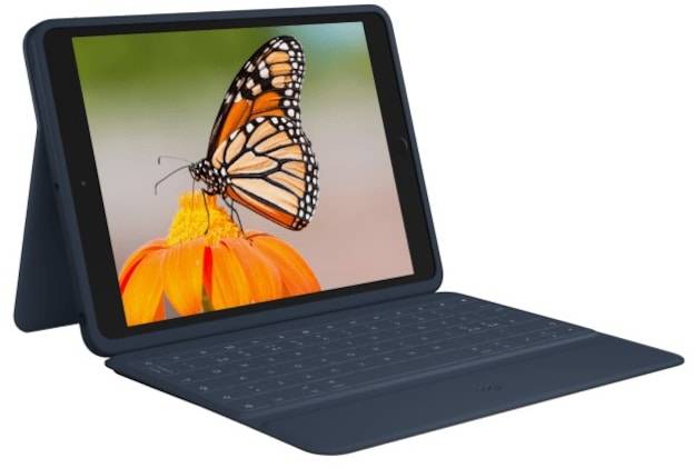 Logitech Rugged Combo 3, iPad Gen. 7:e/8:e/9:e, nordiskt - Classic Blue, bild 5