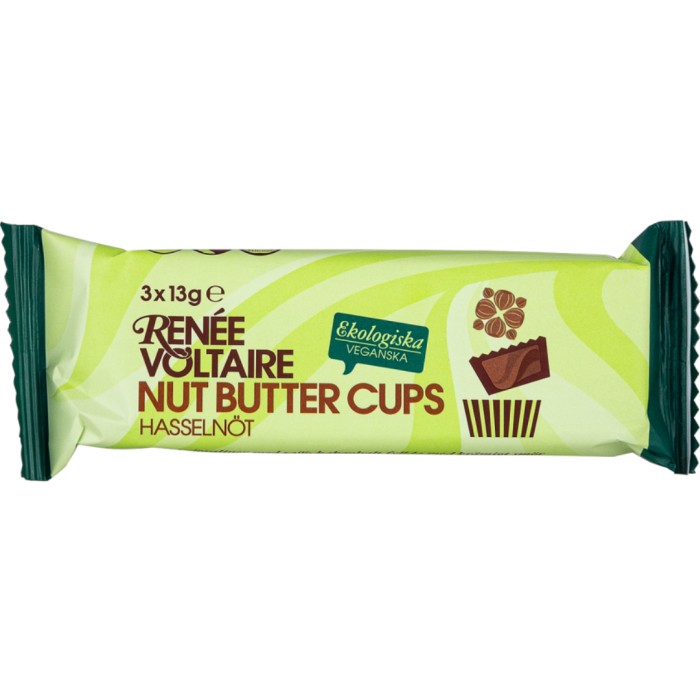 Renée Voltaire Nut Butter Cups Hasselnöt 39 g