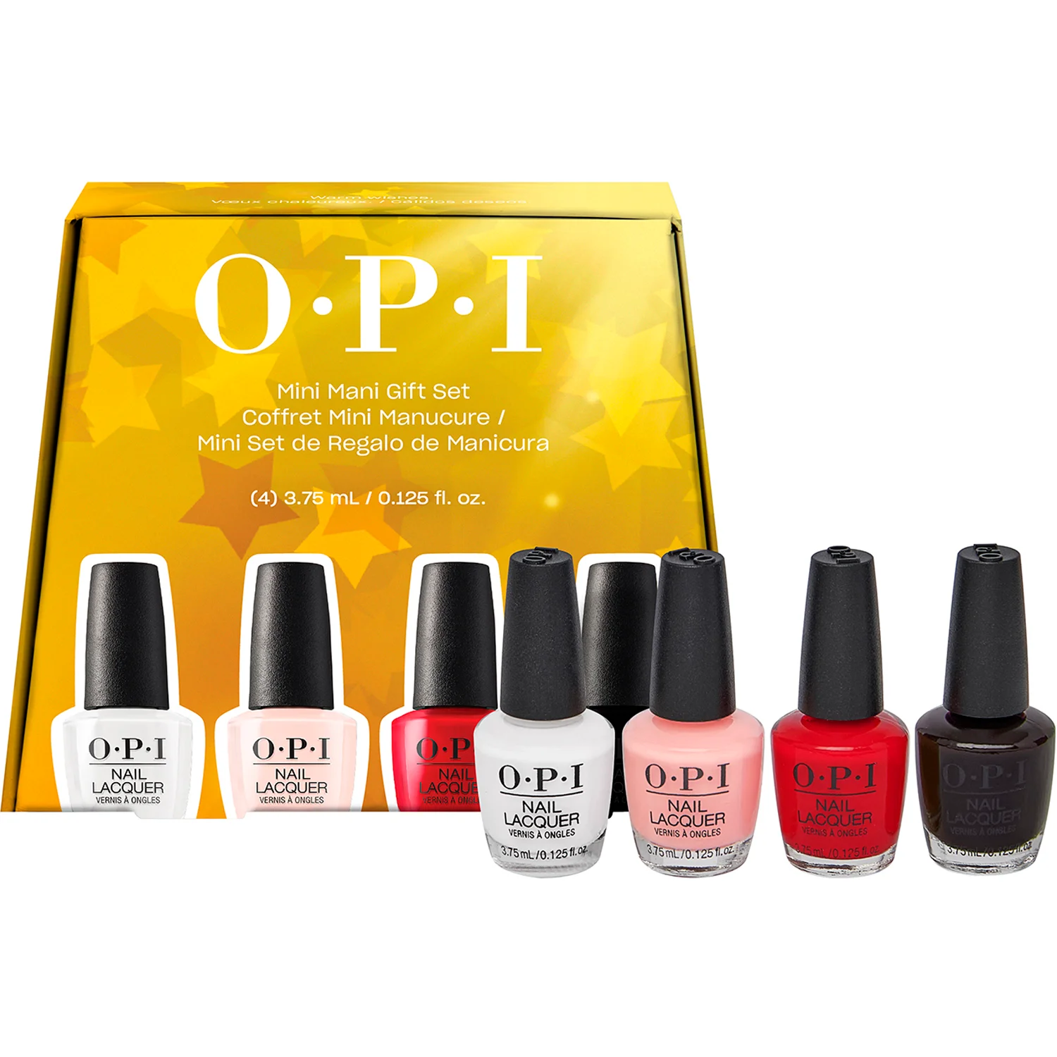 OPI Holiday Collection Mini Mani Gift Set Nail Lacquer 4pc Mini Pack 4 pcs