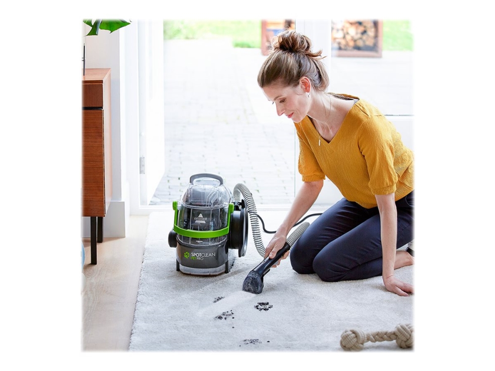 BISSELL SpotClean Pet Pro 15585 - Mattvätt - med behållare - 750 W - grön