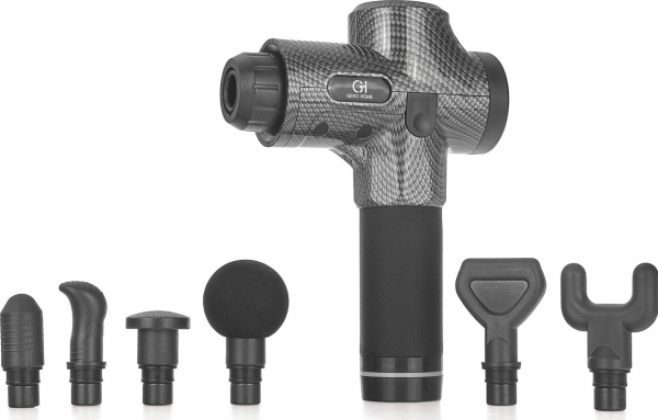 Geko Massagepistol 100W med fodral + 8 massagetips (10)