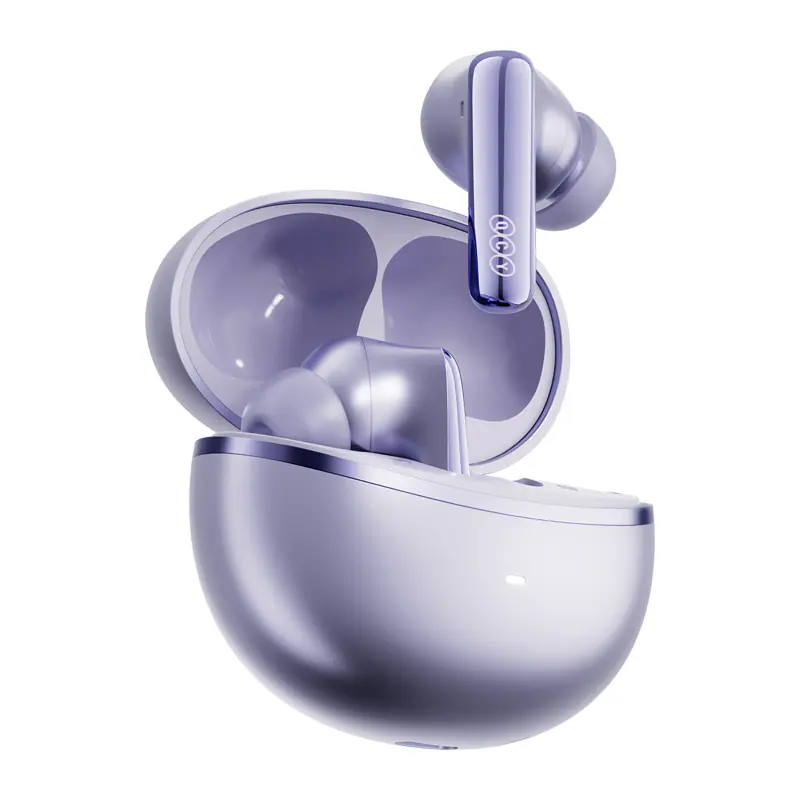 TWS QCY MeloBuds N70 hörlurar (lila), bild 5