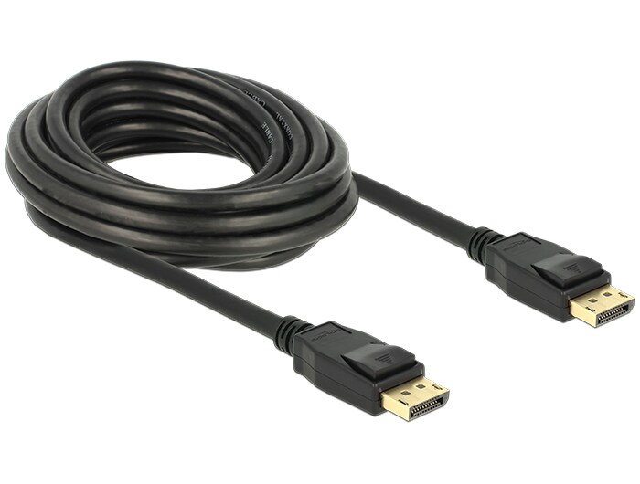 Delock DisplayPort 1.2-kabel 4K @ 60Hz, 5m, bild 2