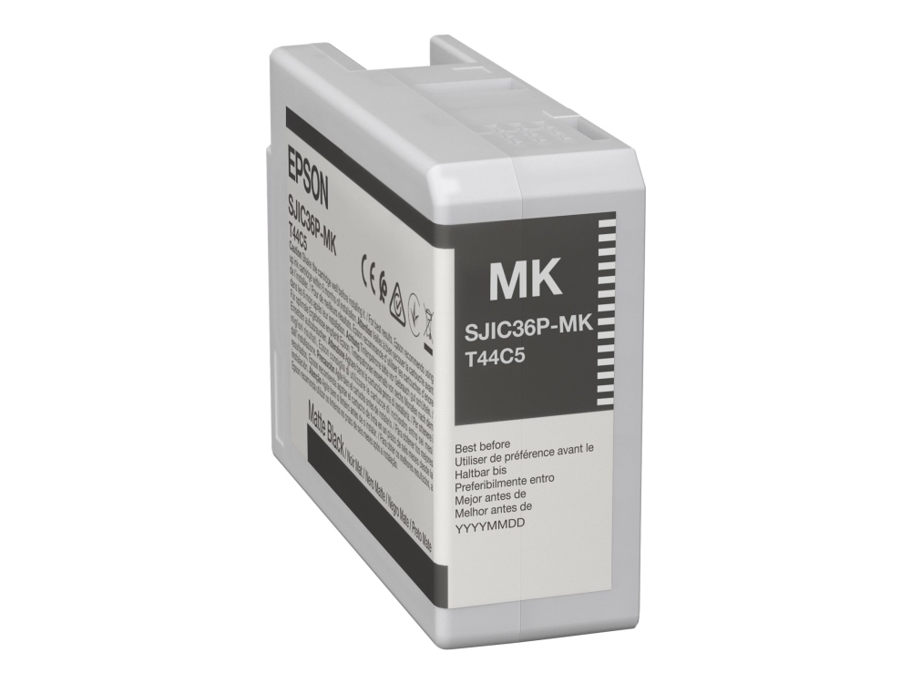 Epson SJIC36P(MK) - 80 ml - svart - original - bläckpatron - för ColorWorks CW-C6000A, CW-C6000P, CW-C6500A, CW-C6500P
