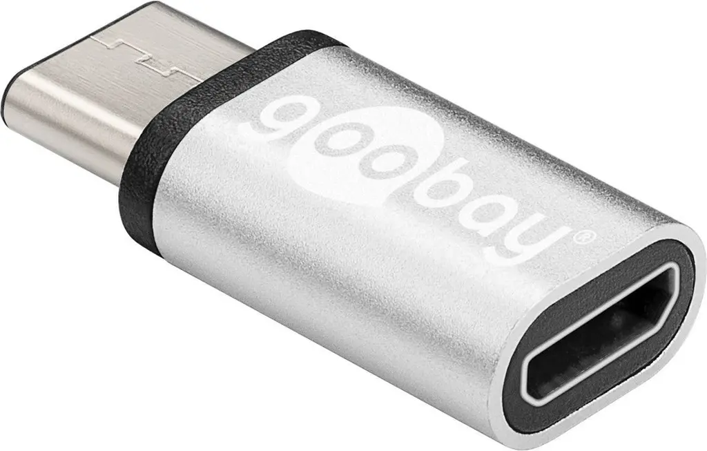 Adapter USB-C till USB 2.0 Micro (Type B) - Silver