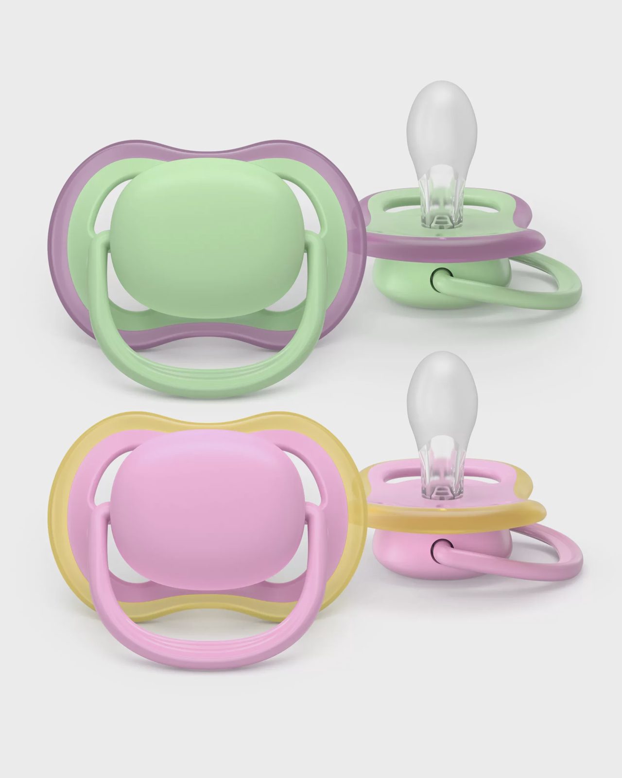 Philips AVENT Pacifier SCF087/12 ultra air, Klassisk napp, Ortodontisk, Silikon, Pojke/flicka