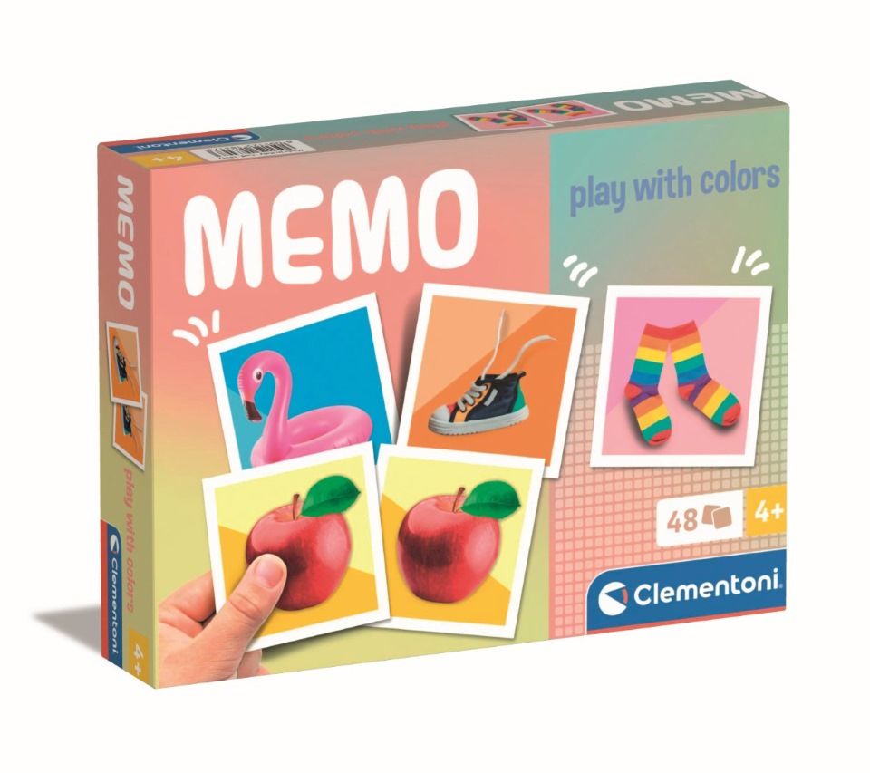 Clementoni Memo Pocket Play with Colors