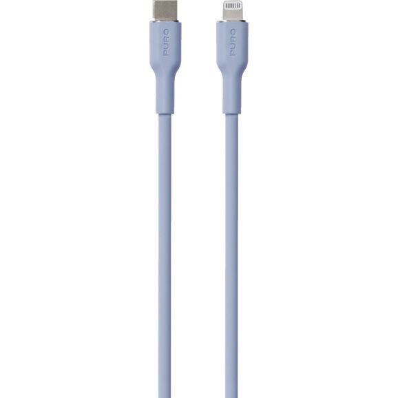 PURO PUCAPLTUSBCICONLBLUE, 1,5 m, Lightning, USB C, Hankoppling, Hankoppling, Blå, bild 2
