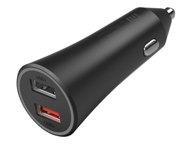 Xiaomi Mi 37W Dual-Port Car Charger - Svart Billaddare