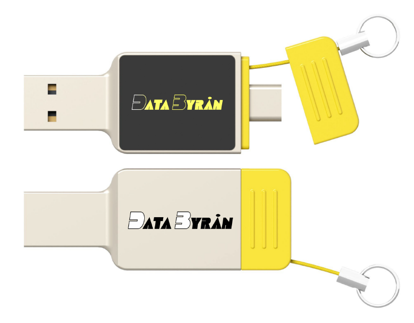 64 GB Databyrån Neon USB-C / USB-A 3.0, bild 3