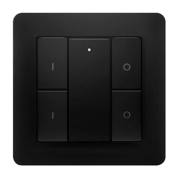 Heatit Z-Push Knapp 4, svart