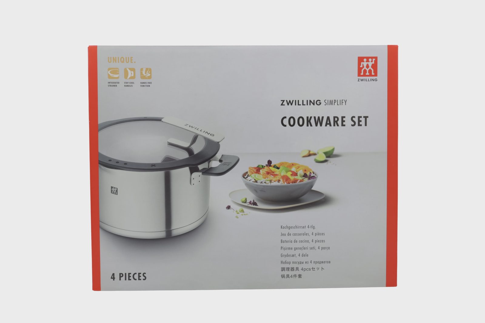 Zwilling - Simplify Pot Set - Stainless Steel - 4-piece set