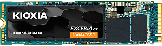 2 TB Kioxia Exceria G2 SSD, M.2 2280 NVMe, bild 2
