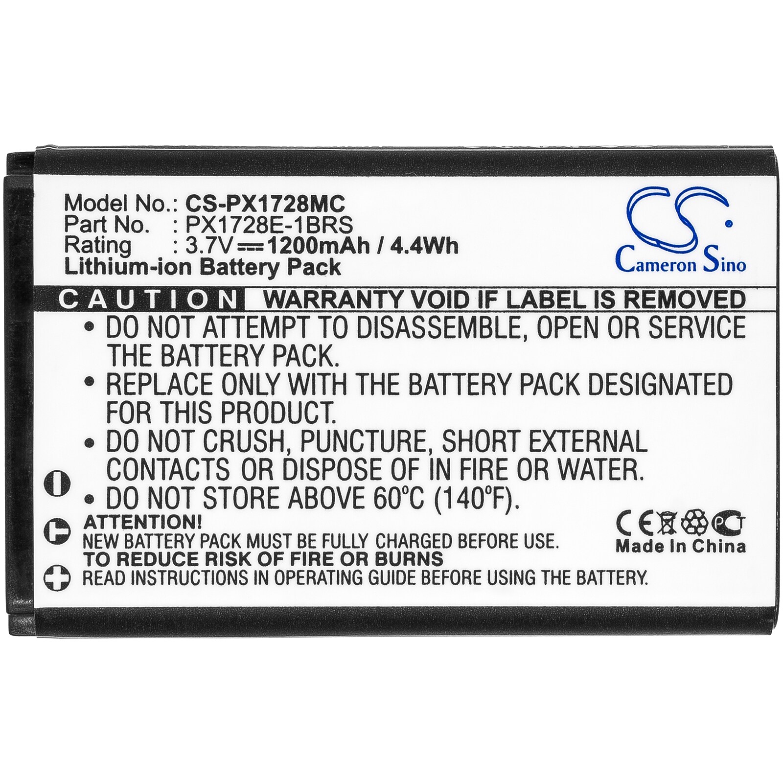 Batteri till Kamera för Toshiba Camileo Air 10, Camileo B10, Camileo B10 Pocket m.fl., bild 2