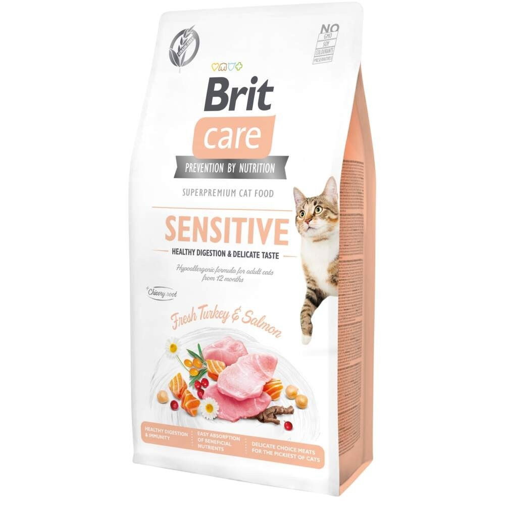 Brit Care Cat Grain Free Sensitive Healthy Digestion & Delicate Taste Torrfoder till Katt 2 kg