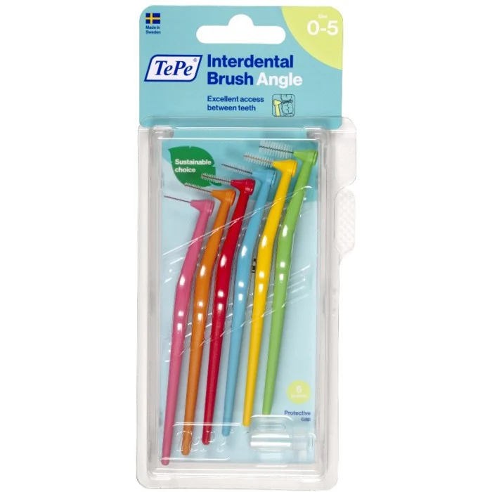 TePe Angle Interdental Brushes 0-5 Mix 6 pcs