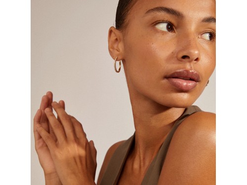 PILGRIM - EBNA Maxi Crystal Hoops - Gold-Plated - 26 mm, bild 2