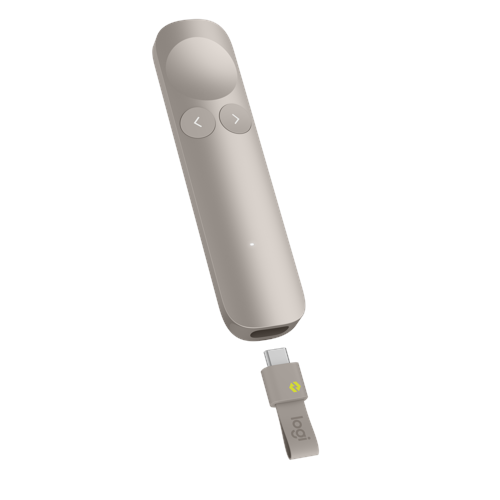Logitech Spotlight 2 presentationsfjärrkontroll (sand)