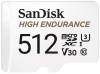 Micro Secure Digital SDXC 512 GB Sandisk High Endurance, 100/40 MB/sek, UHS-I U3 Class10 V30, inkl. SD-adapter, bild 2