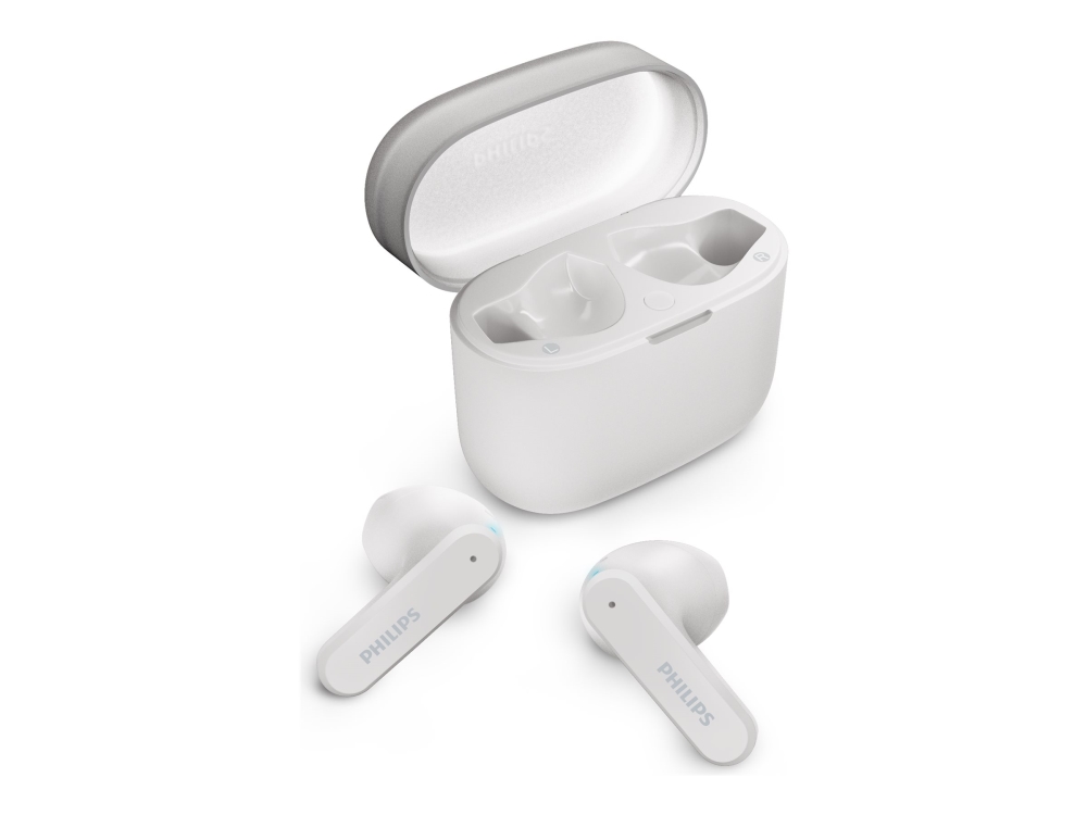 Philips TAT2139WT/00 true wireless Bluetooth-hörlurar, vita