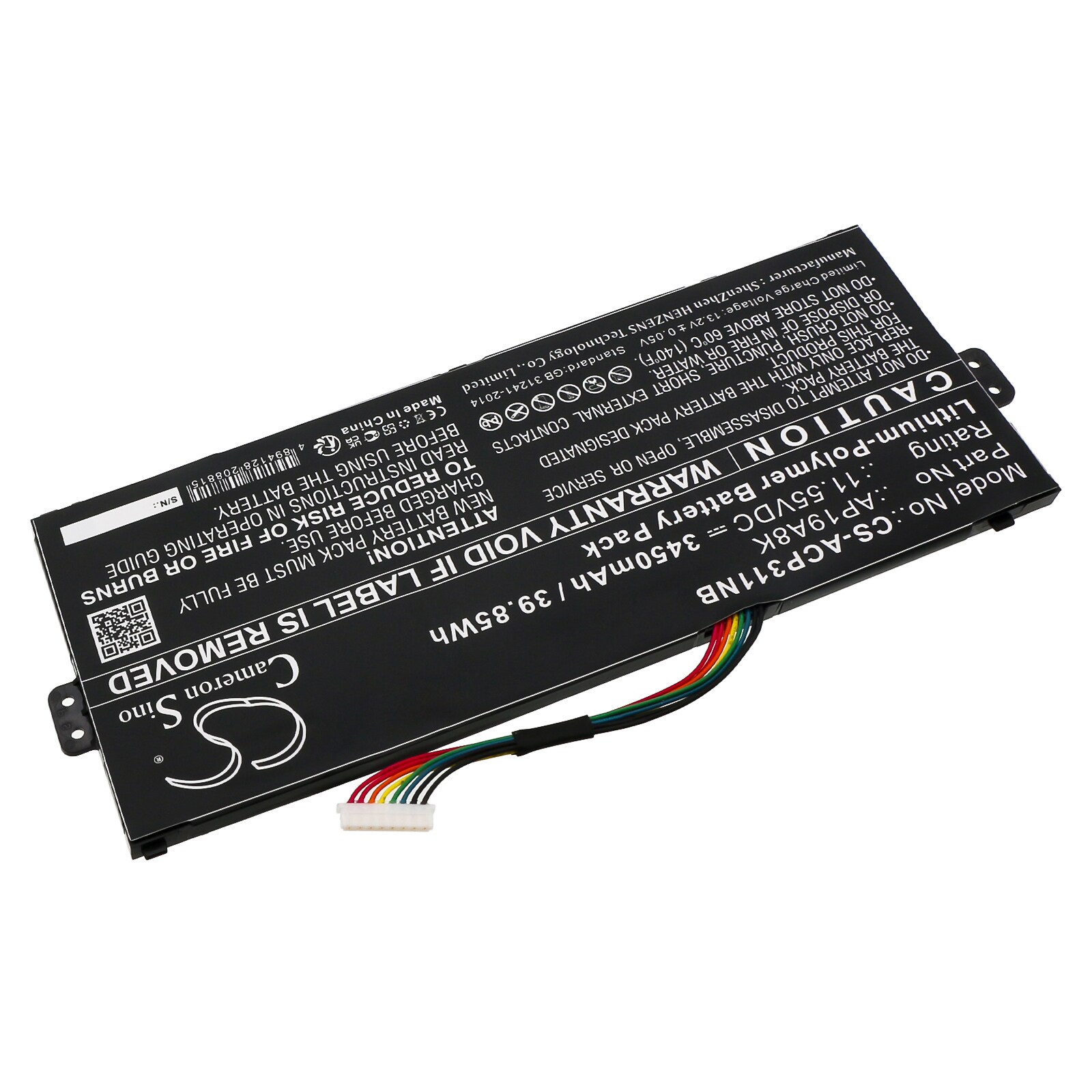 Batteri till Notebook, Bärbar dator för Acer Chromebook Spin 11 CP311-1HN-C3E3 m.fl., bild 2