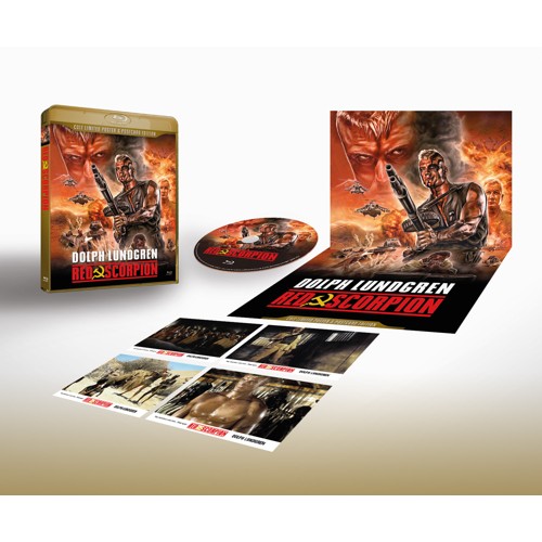 Red Scorpion - True Classics - Dolph Lundgren Limited Edition Version Blu-Ray with Poster and Cards in the box
