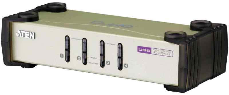 Aten CS84U 4-port - PS/2 - USB - VGA