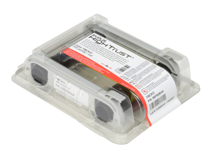 Evolis High Trust YMCKO Color Ribbon - YMCKO - färgband - för Evolis Primacy, Zenius