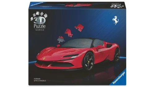 Ravensburger 3D Pussel: Iconics Ferrari SF 90 Stradale 108 Bitar, bild 3