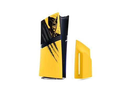 Höljen för PS5 Pro-konsol - Marvel's Wolverine Battle Yellow Limited Edition, bild 2