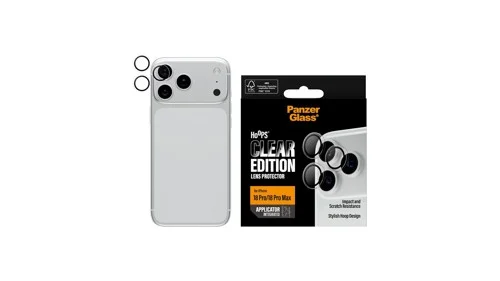 PanzerGlass iPhone 18 Pro Max/18 Pro Hoops kameralinsskydd, transparent, bild 3