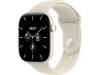 Apple Watch Series 12 GPS + Cellular 46 mm pärlvit keramik, sand Sportband - M/L