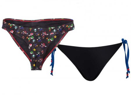 Nintendo Jumping Mario Karaktär Bikini Underdels Paket (Small)