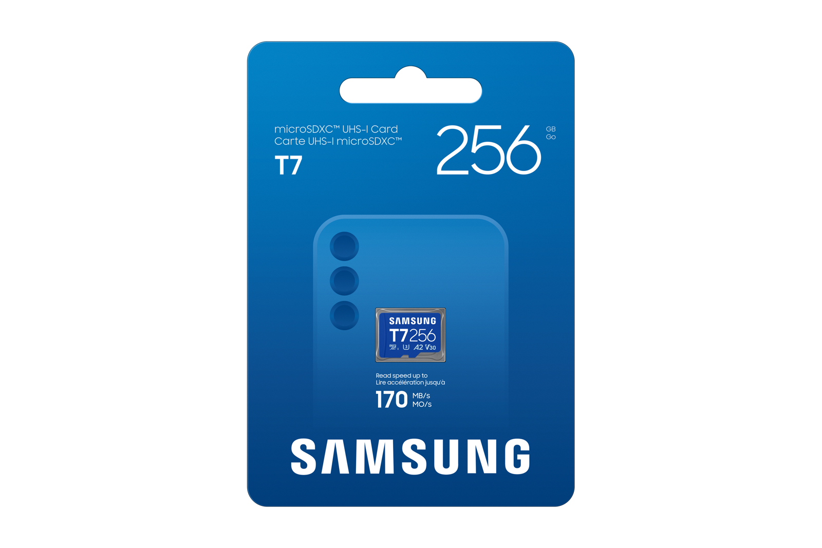 Samsung T7 mikro SDXC minneskort (256 GB)